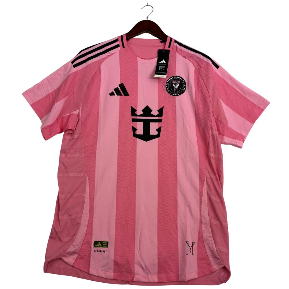 Adidas Inter Miami CF 2025 Authentic Soccer Jersey Pink Messi 3XL Slim Fit NWT